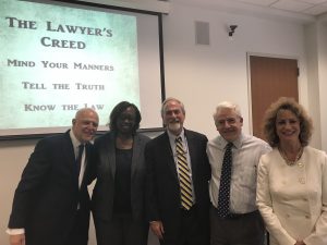 Frank Lamothe and Group at Tulane Law School