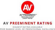 AV Preeminent Rating Badge